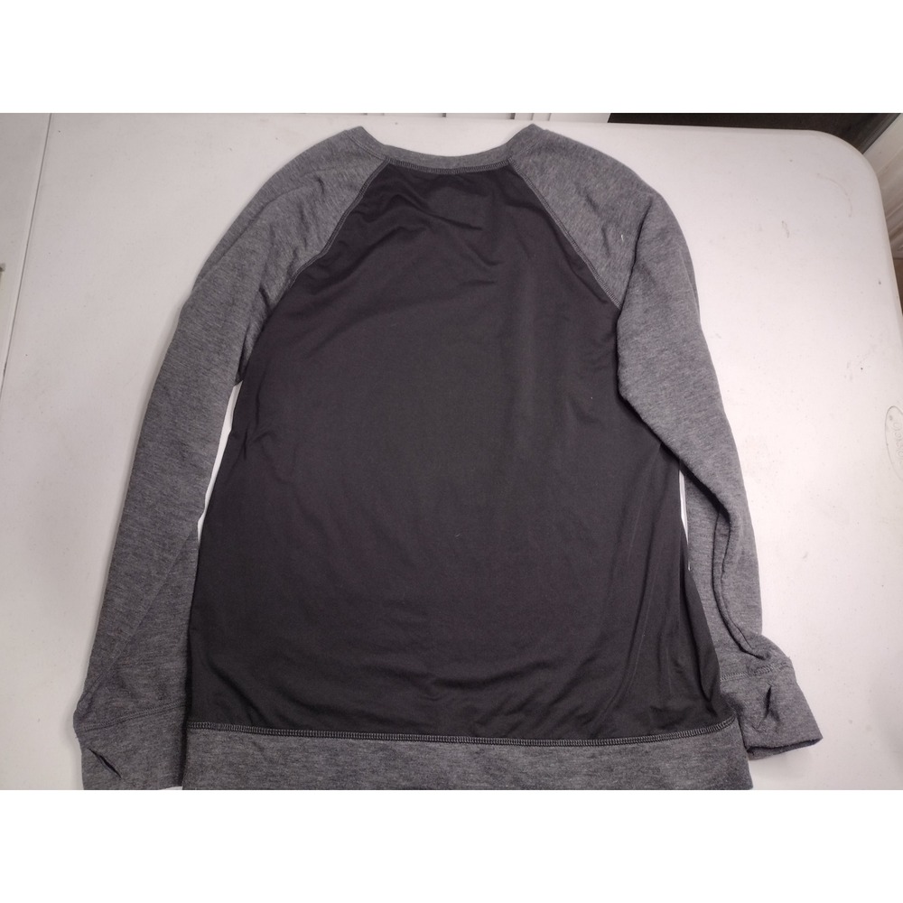Cuddl Duds Warm & Cuddly Brushed Comfort Gray Long Sleeve‎ Thumbhole Top Large - Picture 6 of 6
